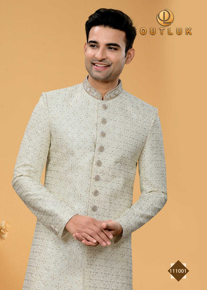 latest Indo Westren Ethnic Wedding Sherwani's