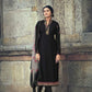 Sudarshan Silks Partywear SemiStitched Black faux georgette  Suit