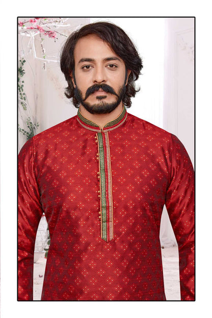 Indowestren Semi Cotton Kurta Pyjama