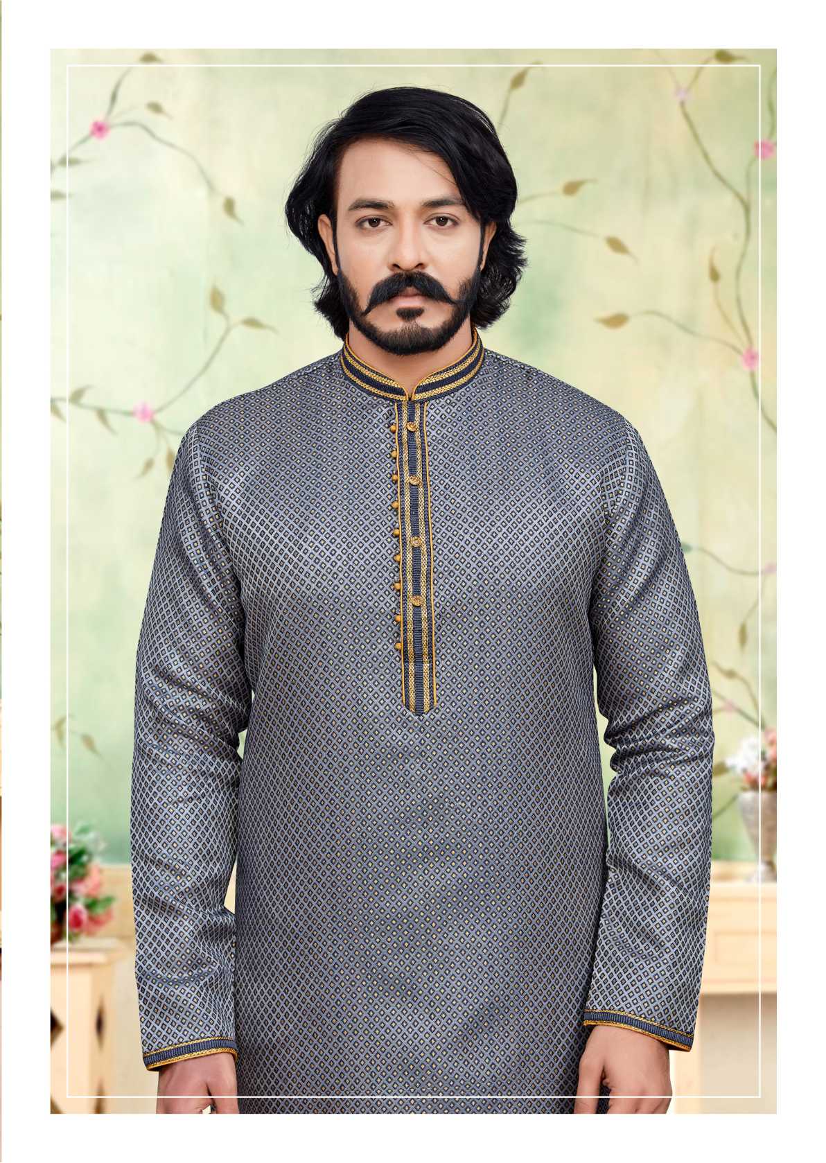 Indowestren Semi Cotton Kurta Pyjama
