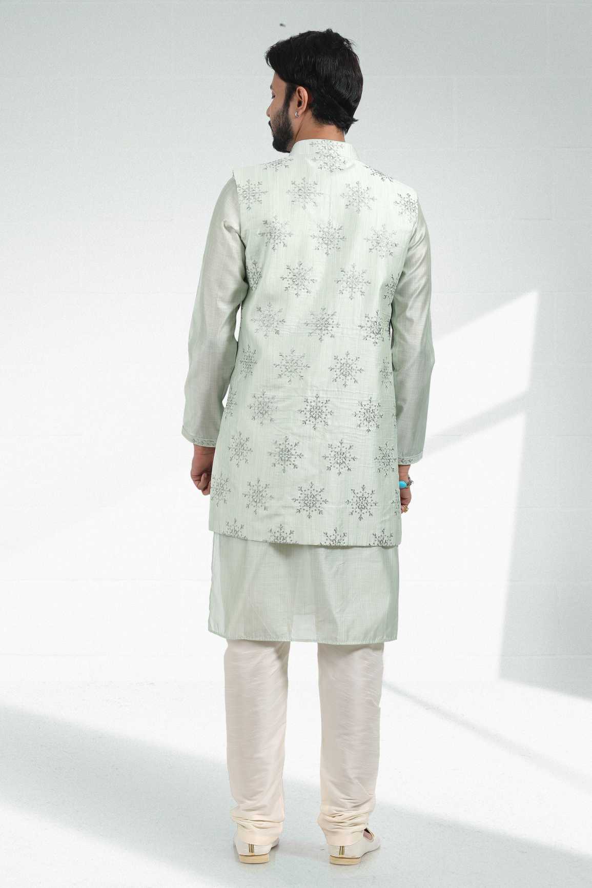 New Designer Wear  Kurta Pyjama For Men