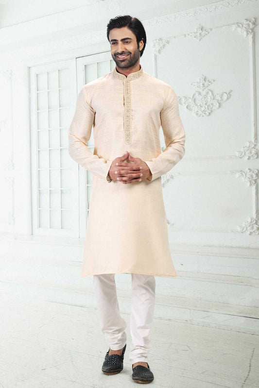 Traditional Linen Cotton kurta Pyjama