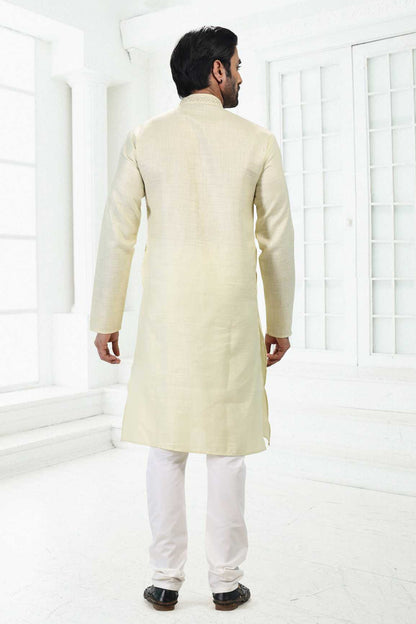 Traditional Linen Cotton kurta Pyjama