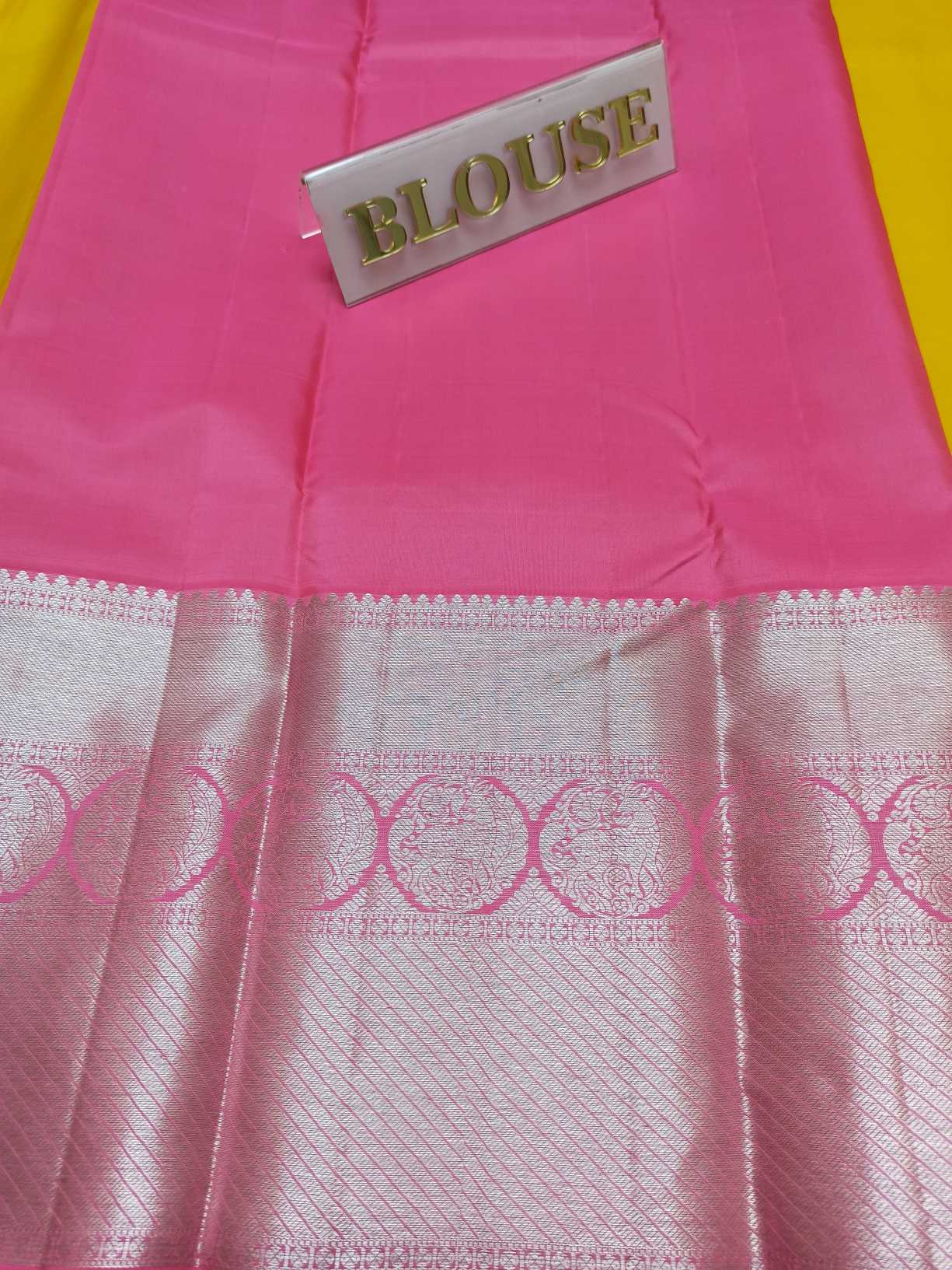 Latest Trendy 100% pure kanchipuram silk saree