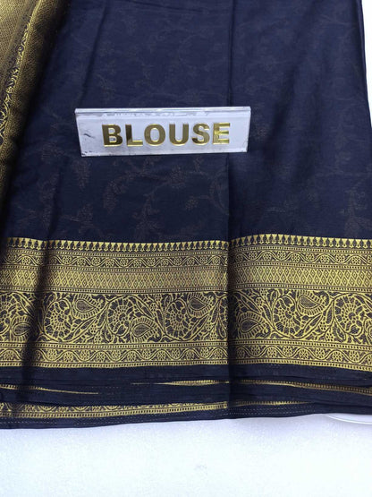 Georgette Silk saree