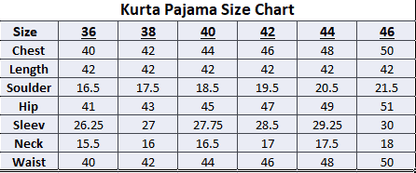 Indowestren Semi Cotton Kurta Pyjama