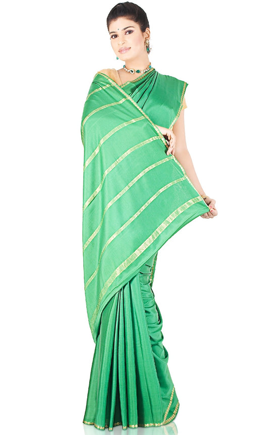 WOMENS,100% Pure Mysore Traditional Silk,Crepe Fabric,SUDARSHAN SILKS,Geometric Print Printed Self Design patterns